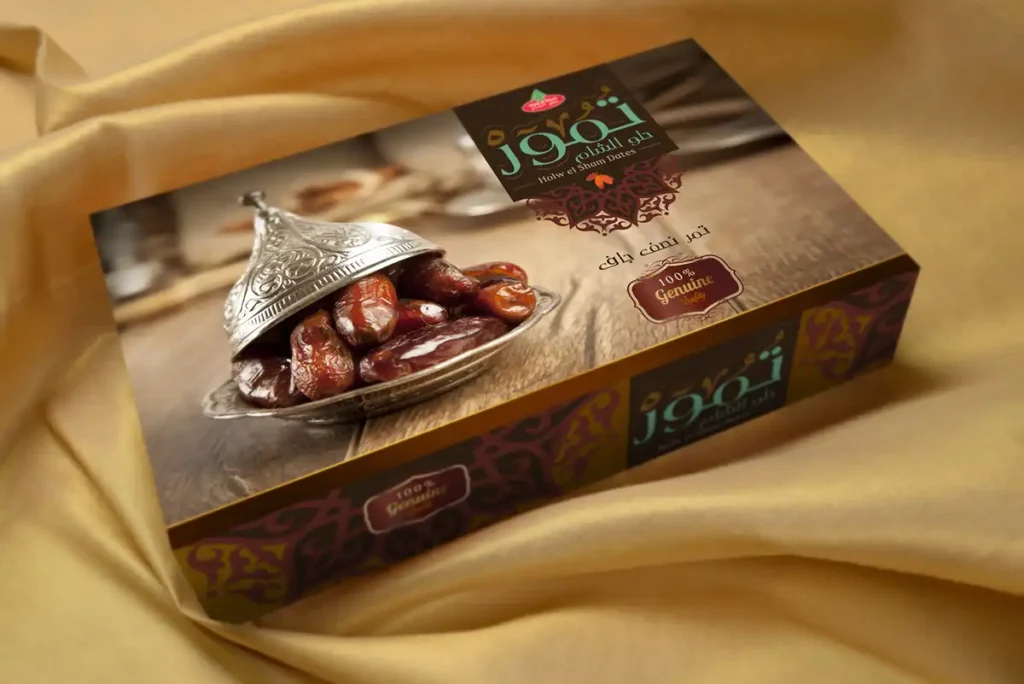 بسته بندی خرما