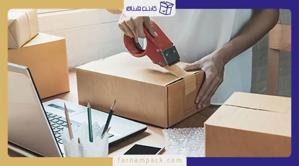 سایز کارتن های پستی
