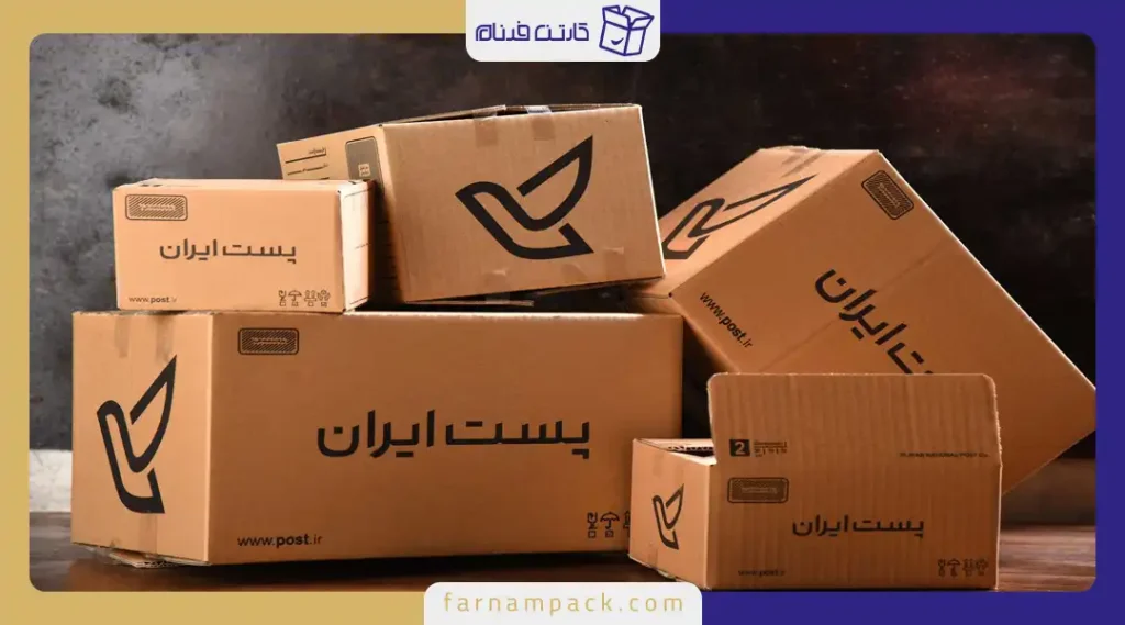 سایز کارتن های پستی