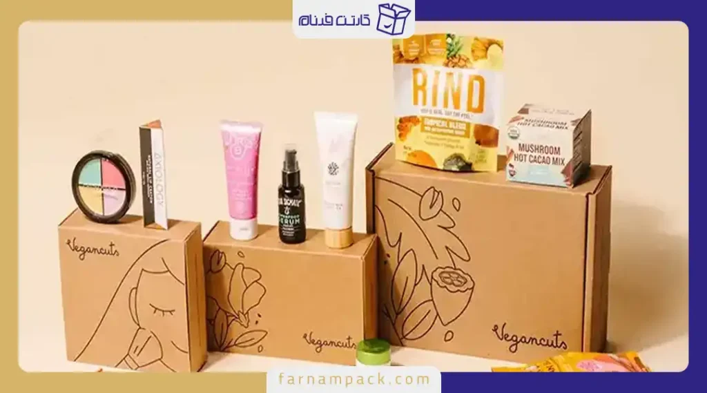 سایز کارتن های پستی