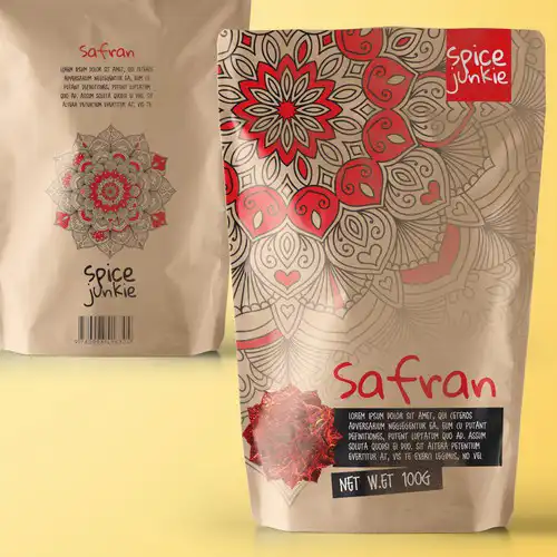 طراحی بسته بندی ادویه جات